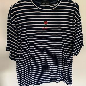 Womens striped top size M